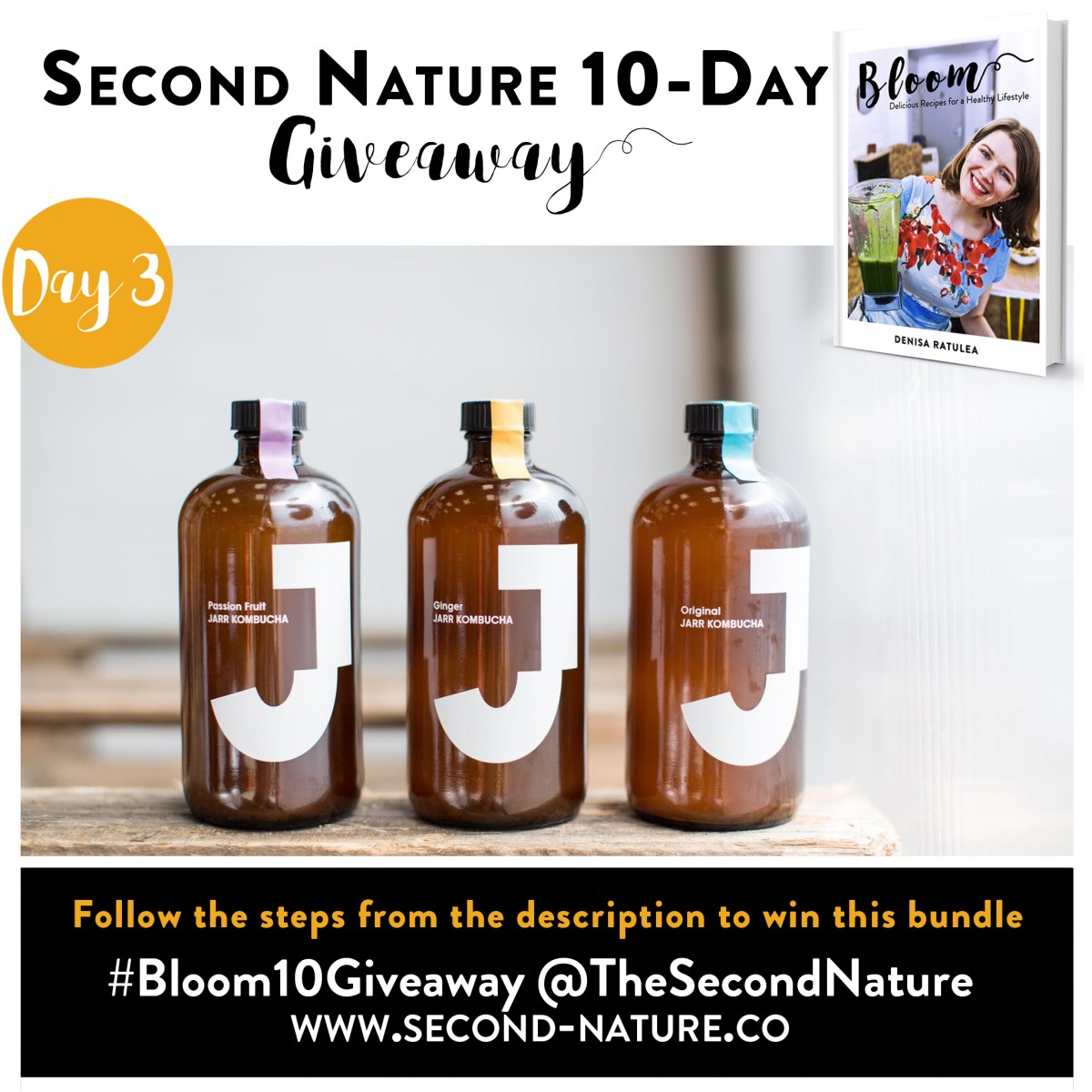 Second Nature - Bloom Cookbook 10 Giveaway