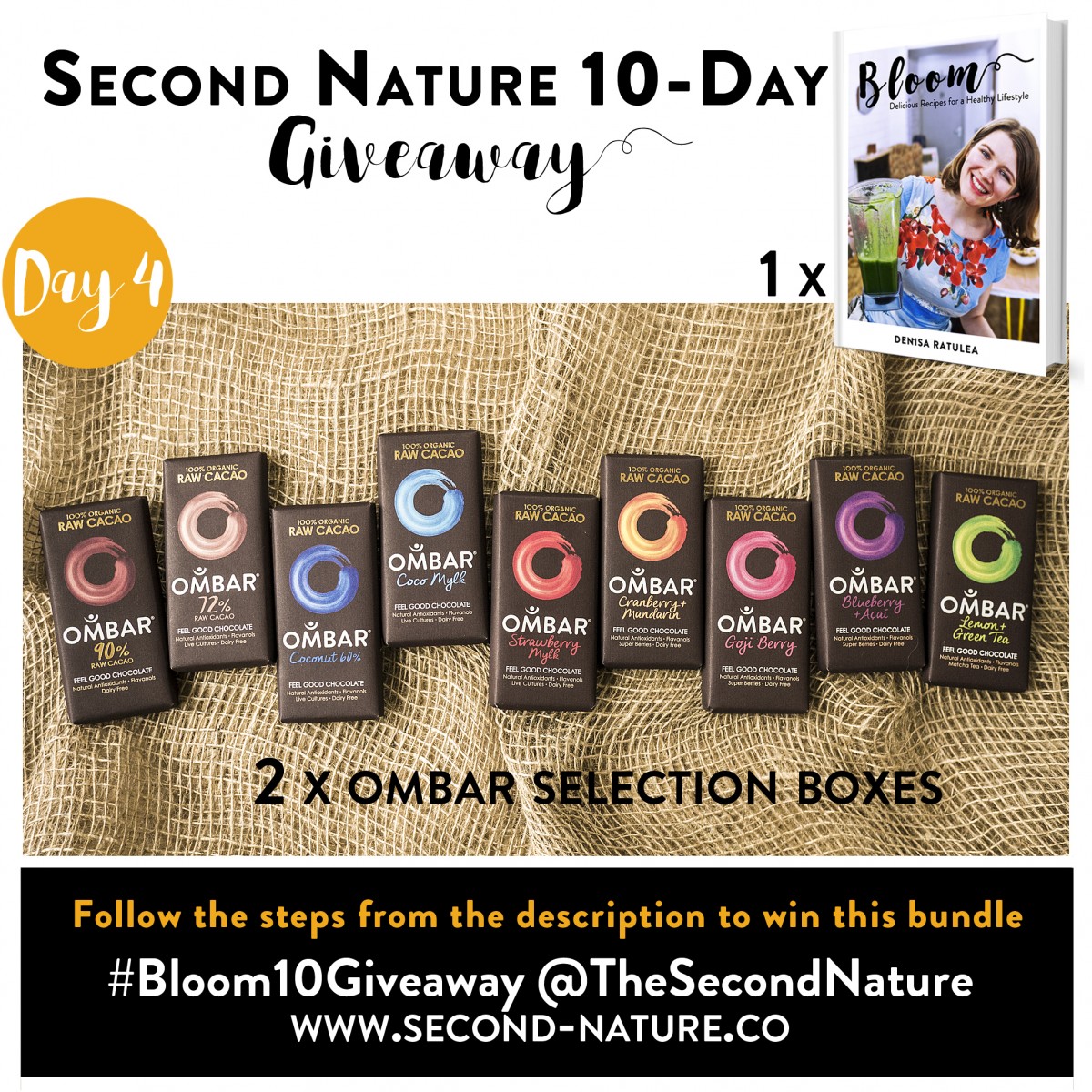 Second Nature - Bloom Cookbook 10 Giveaway